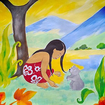Malkurs für Kinder mit dem Thema Paul Gaugin